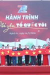 Từ quê hương Bác Hồ, tuổi trẻ cả nước tiếp lửa hành trình yêu nước